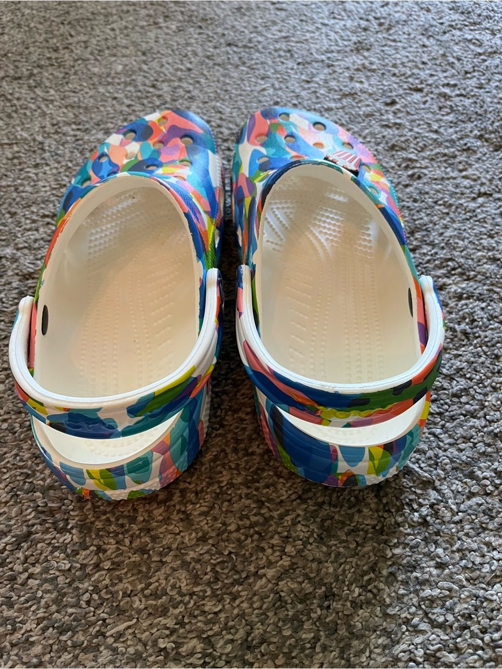 CROCS Women's Multi-Color Patterned Classic Clog - Picture 4 of 6